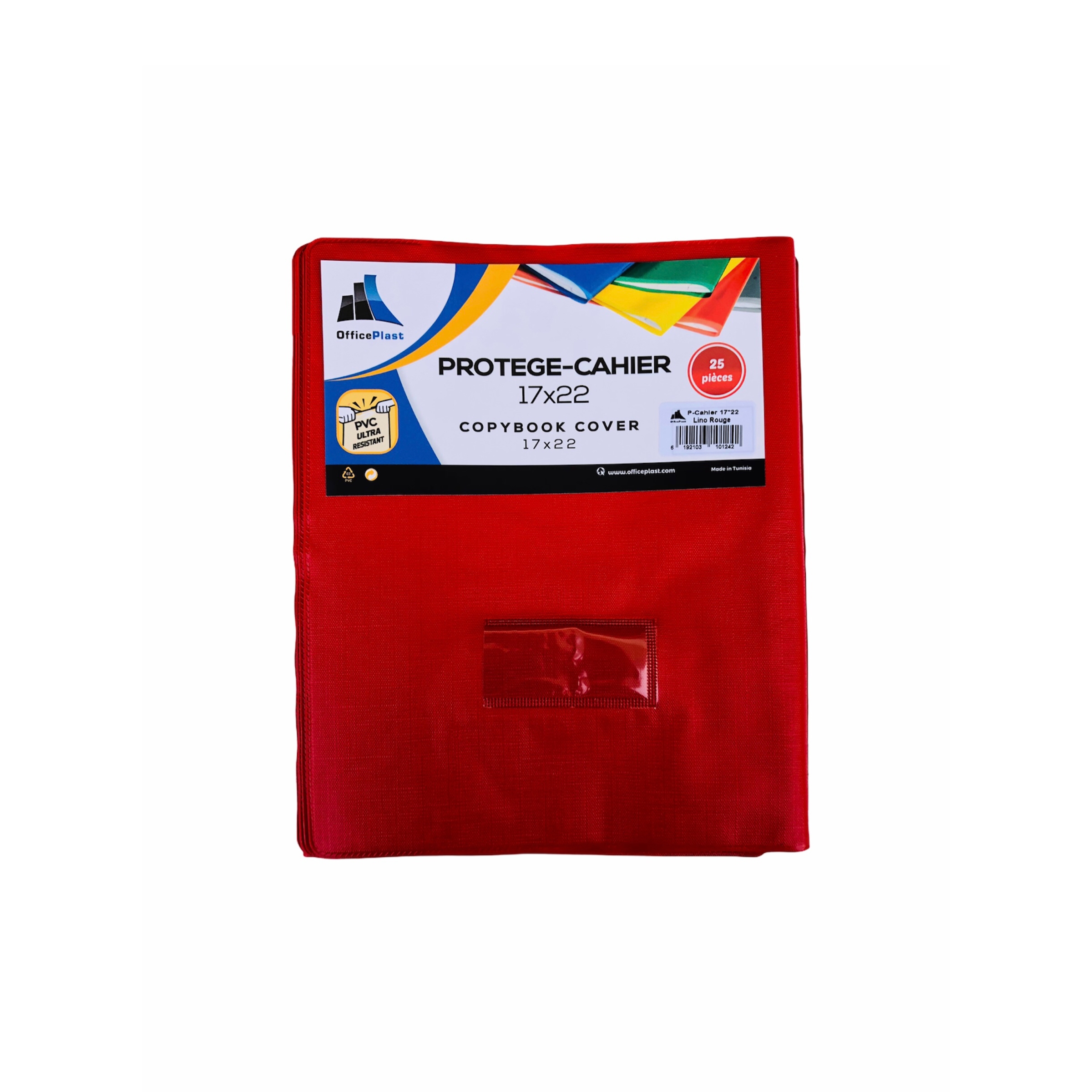 Protège Cahier Lino Rouge OFFICE PLAST