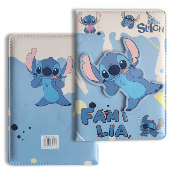 Bloc Note Stitch – Pages décorées